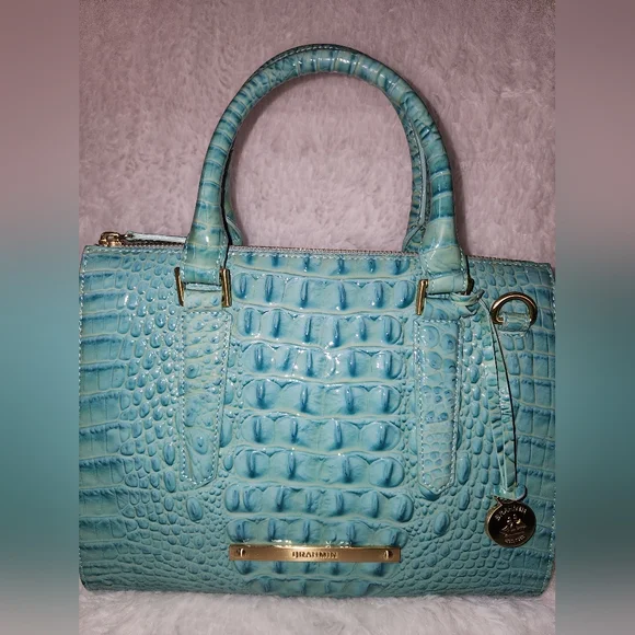 Brahmin Anywhere Convertible Satchel Glass Glossy - Picture 10 of 13